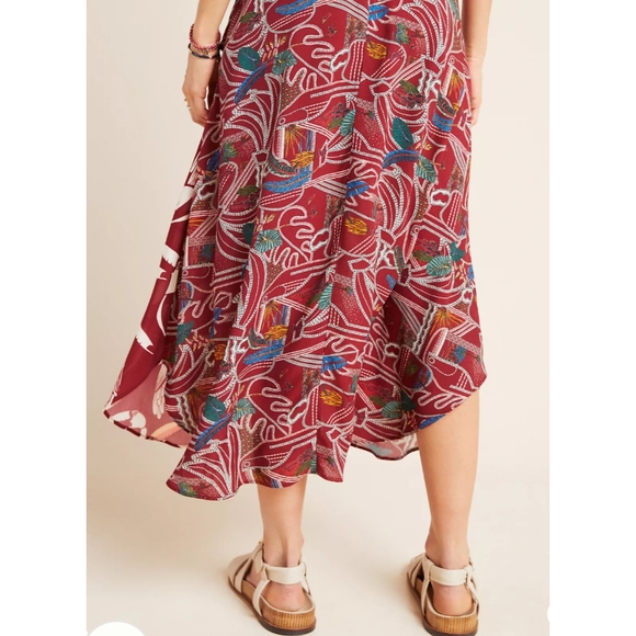 Anthropologie Farm Rio Culebra midi skirt - Picture 3 of 11
